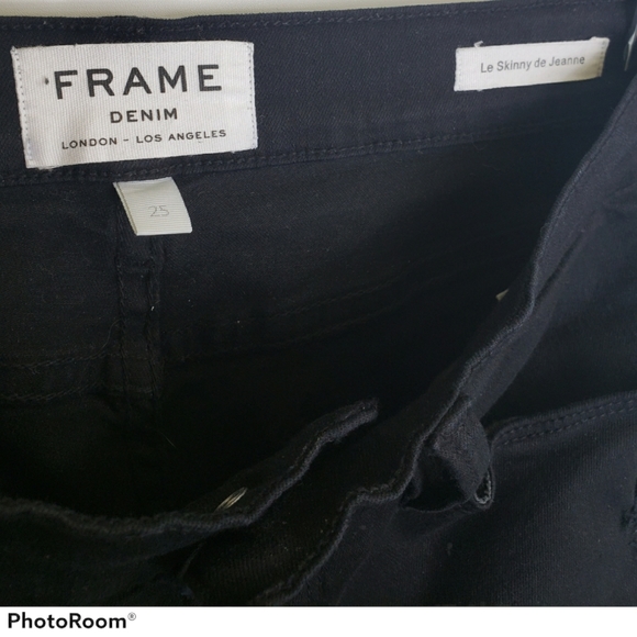 Frame Le Color Rip Skinny Jeans - Picture 5 of 6